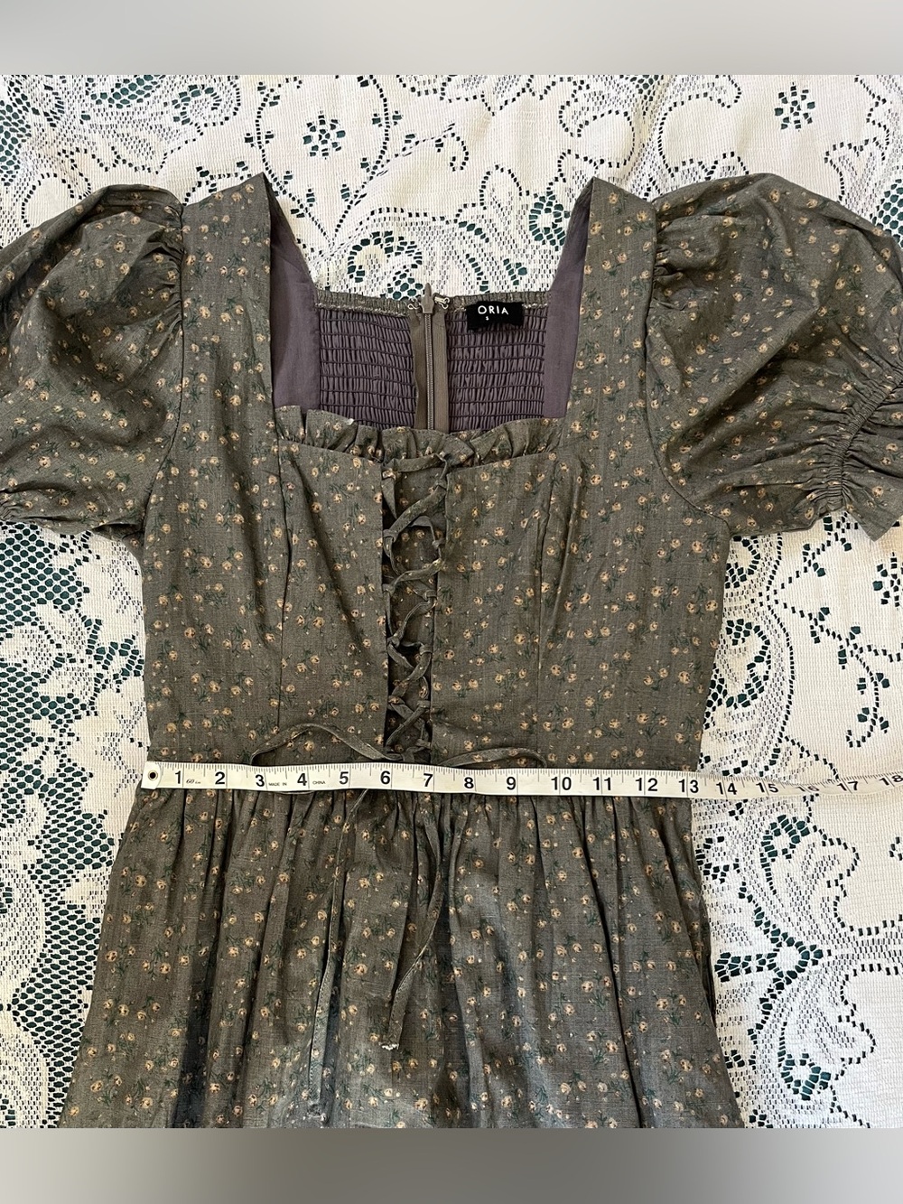 Storia Dahl Clothing Anya Dress Small, Floral, Cottage Core Dress - Picture 4 of 10